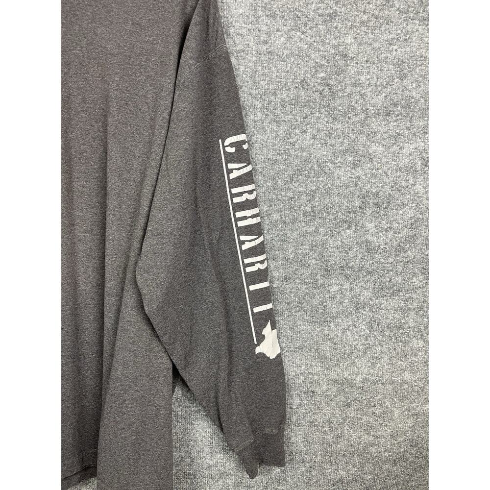 Carhartt "Lone Star State" long-sleeve t-shirt in heather gray Cotton XL - Picture 6 of 12